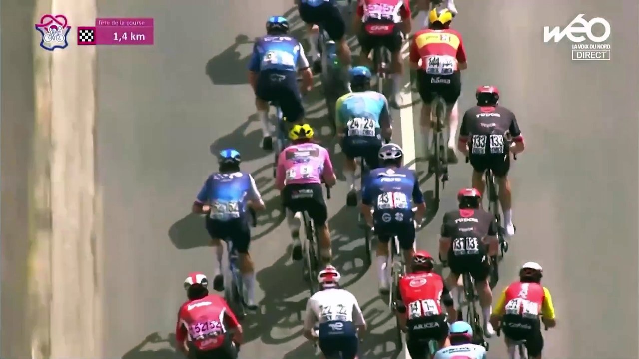 Cyclisme - 4 Jours de Dunkerque 2025 - Revivez le final de la 2e étape... un sprint pour costaud et un vainqueur sur une jambe !
