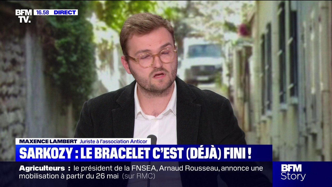"Un deux poids, deux mesures inaudible", déclare Maxence Lambert, de l'association Anticor, suite au refus d'Emmanuel Macron de déchoir Nicolas Sarkozy de sa légion d'honneur
