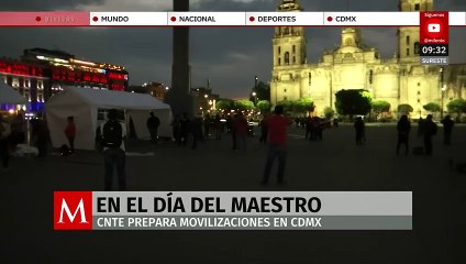 CNTE prepara movilizaciones en la CDMX por el Día del Maestro