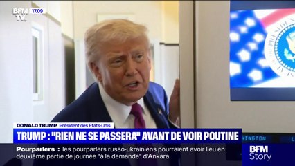 Ukraine: Donald Trump affirme que "rien ne se passera" tant qu'il n'aura pas rencontré Vladimir Poutine