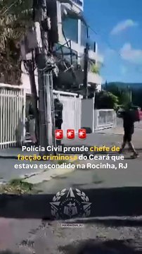 Polícia Civil RJ prende no Recreio dos Bandeirantes líder do Comando Vermelho