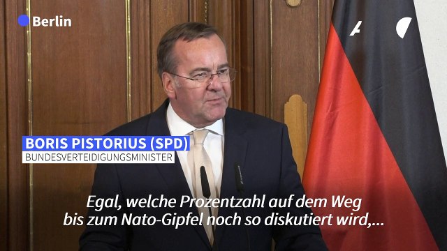 Pistorius zu Nato-Ausgaben: Fähigkeitsziele sind entscheidend