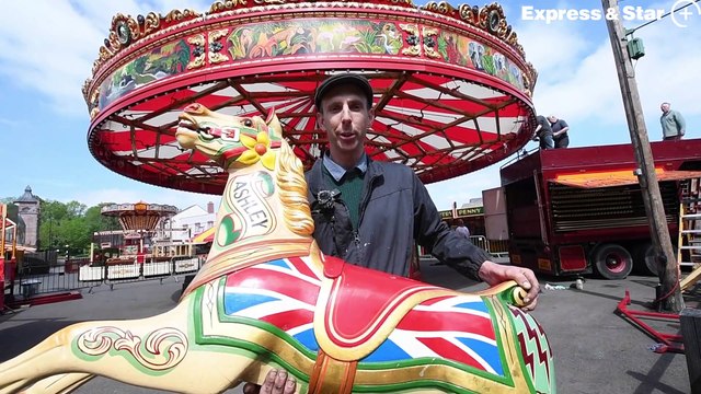 A historic fairground gallopers attraction has now arrived at Black Country Living Museum