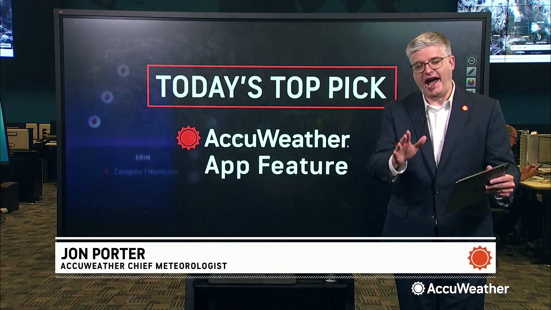 ⁣Prepare for severe weather events with the free AccuWeather app