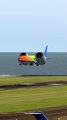 Almost Crashed, Simulated Flight