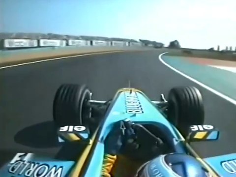 F1 – Jarno Trulli (Renault V10) Onboard – France 2002 (02)