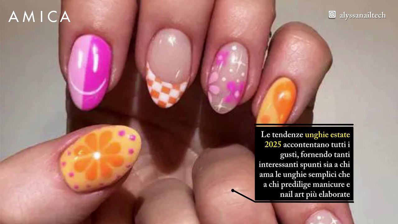 Queste sette sono le nail art che anticipano l'estate