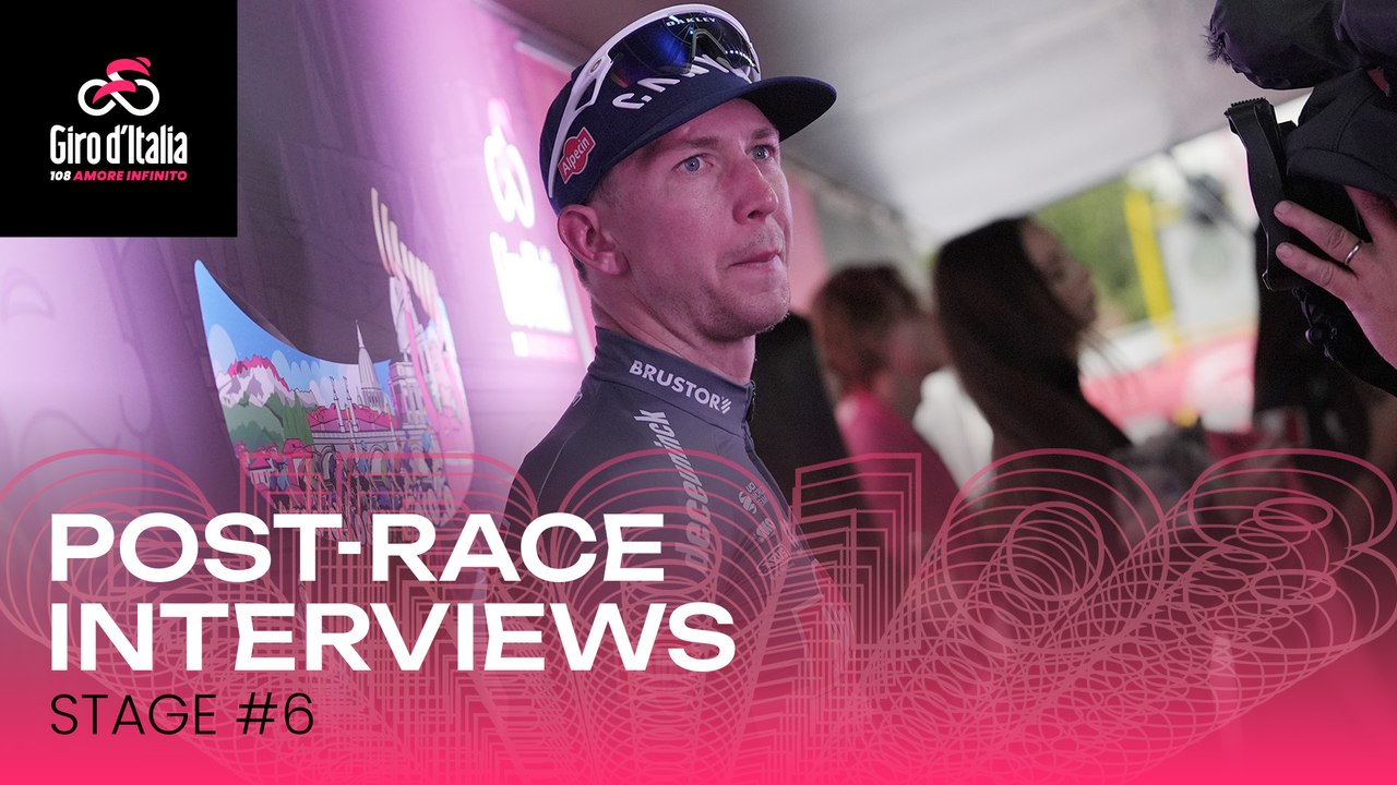 Giro d'Italia 2025 | Stage 6: Post-race interviews