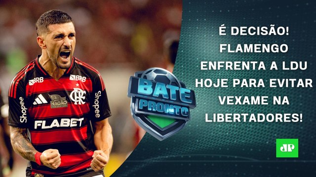 Flamengo JOGA A VIDA hoje na Libertadores; São Paulo SE CLASSIFICA graças a JOIA! | BATE-PRONTO
