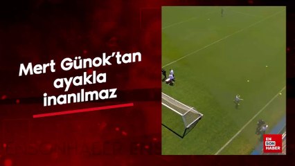 Mert Günok'tan ayakla inanılmaz basket