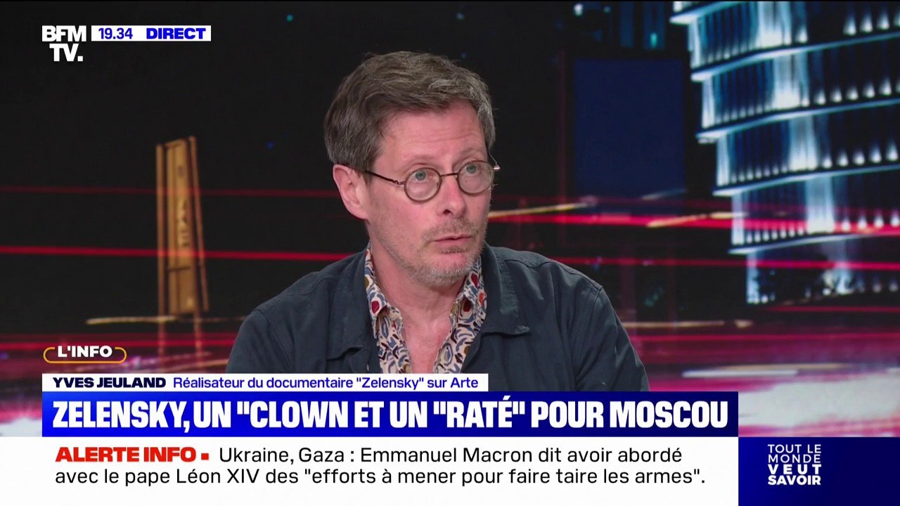 Ukraine: "Le président ukrainien est d'ors et déjà rentré dans les livres d'histoire", raconte Yves Jeuland, le coréalisateur du documentaire "Zelensky"