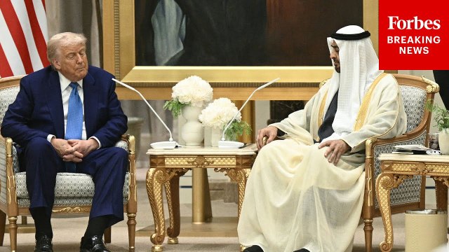 Trump Holds Bilateral Meeting With UAE President At Qasr Al Watan Palace In Abu Dhabi