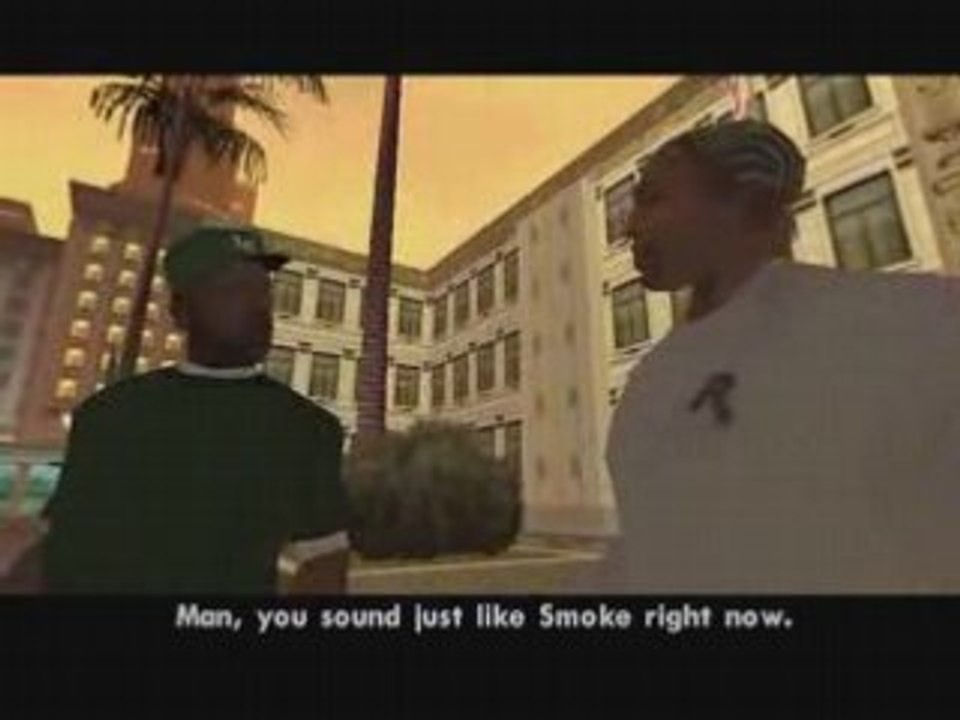 GTA: San Andreas CUTSCENE [098] Home Coming