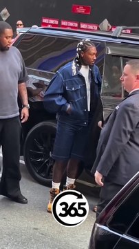 Cardi B arriving to the New York Knicks game with Stefon Diggs today.#cardib#fyp#foryou#viral#explore