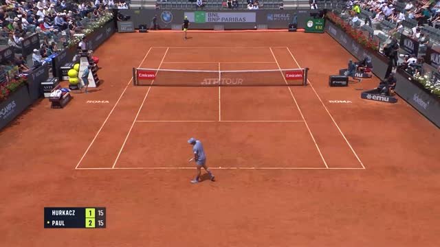 Rome - Tommy Paul solide face à Hurkacz et de retour en demi-finales