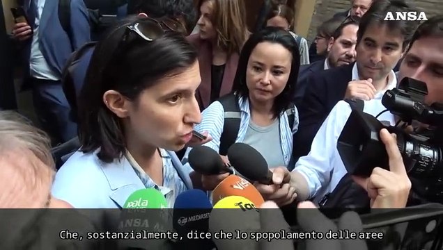 Schlein a Foti: Lo spopolamento delle aree interne e' colpa dell'Esecutivo