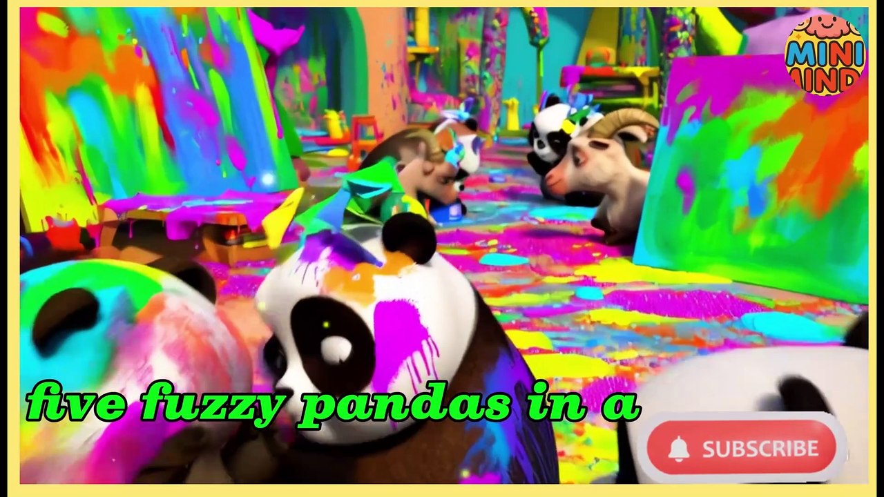Back to School with 5 Goats and 5 Pandas 🐐🐼 | Funny Kids Song & Cartoon || Best Nursery rhymes