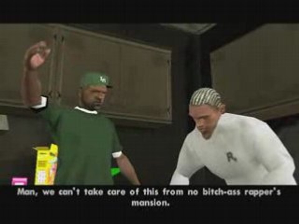 GTA: San Andreas CUTSCENE [100] Grove 4 Life