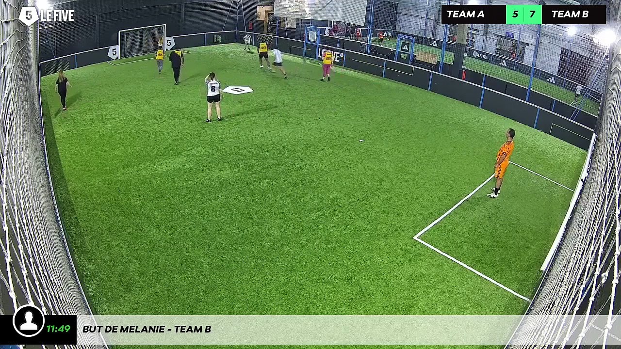 But de Melanie - Team B