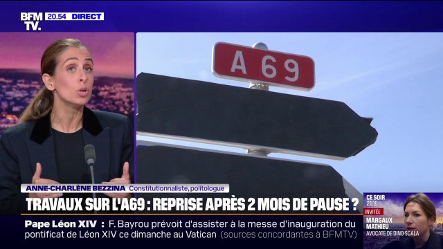 LE CHOIX D'ANNE-CHARLÈNE - Autoroute A69: une reprise des travaux après deux mois de pause?