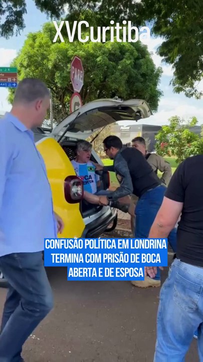 Confusão política em Londrina termina com prisão de Boca Aberta e de esposa
