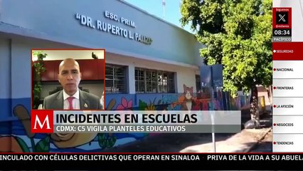 CDMX reporta mas de 3 mil incidentes relacionados con las escuelas