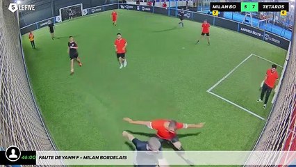 Faute de Yann F - Milan Bordelais
