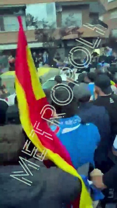 Así fue el atropello múltiple en el Estadio Cornellà-El Prat