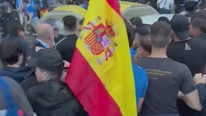 Atropello masivo en Cornellá antes del derbi entre Espanyol y FC Barcelona