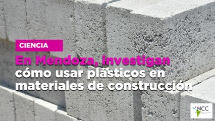Innovador Proyecto en Mendoza: Plásticos Residuales como Material de Construcción ♻️