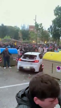 Más imágenes del incidente en el campo del RCD Espanyol