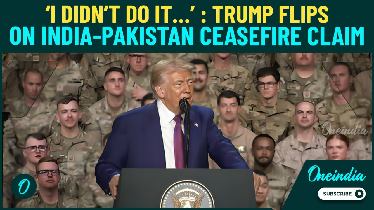 Trump’s SHOCKING U-Turn on India-Pakistan Ceasefire: ‘Won’t Say I Did But…’: Trump’s BIG Denial