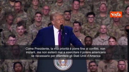 Trump: Come Presidente, la mia priorità è porre fine ai conflitti