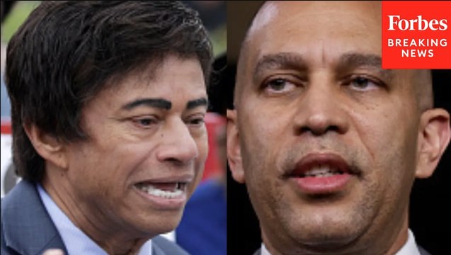 Hakeem Jeffries Pressed On 'Conversations' Between Dem Leadership And Thanedar Over Impeachment Push