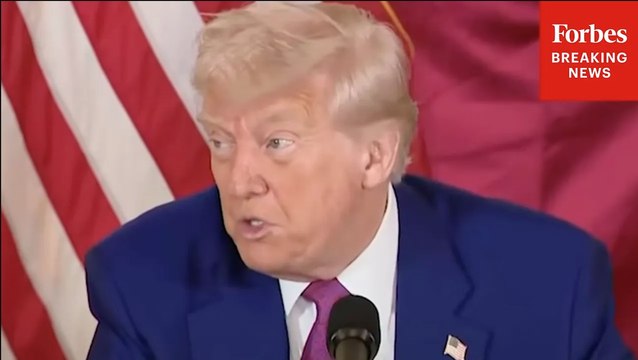 Trump Touts Taking Sanctions Of Syria During Meeting With Business Leaders In Doha, Qatar