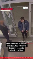 Man Tries To Flee With $27K Bracelet #japdmedia #PnDmart #japd