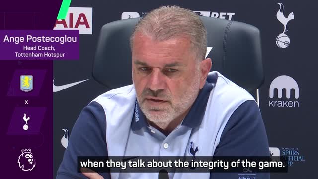 Postecoglou defends Tottenham's integrity
