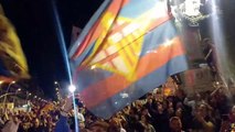 Celebració de la lliga 2024-2025 del Barça a Canaletes