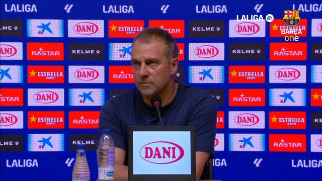 Rueda de prensa de Hansi Flick tras ser campeón de LaLiga: Espanyol - FC Barcelona