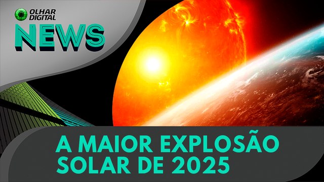 Maior erupção solar do ano provoca apagões de rádio no mundo! | 14/05/2025 | #OlharDigital