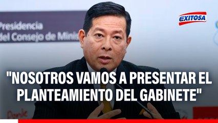 Premier Eduardo Arana confía obtener el voto de confianza del Congreso tras presentar su plan de trabajo