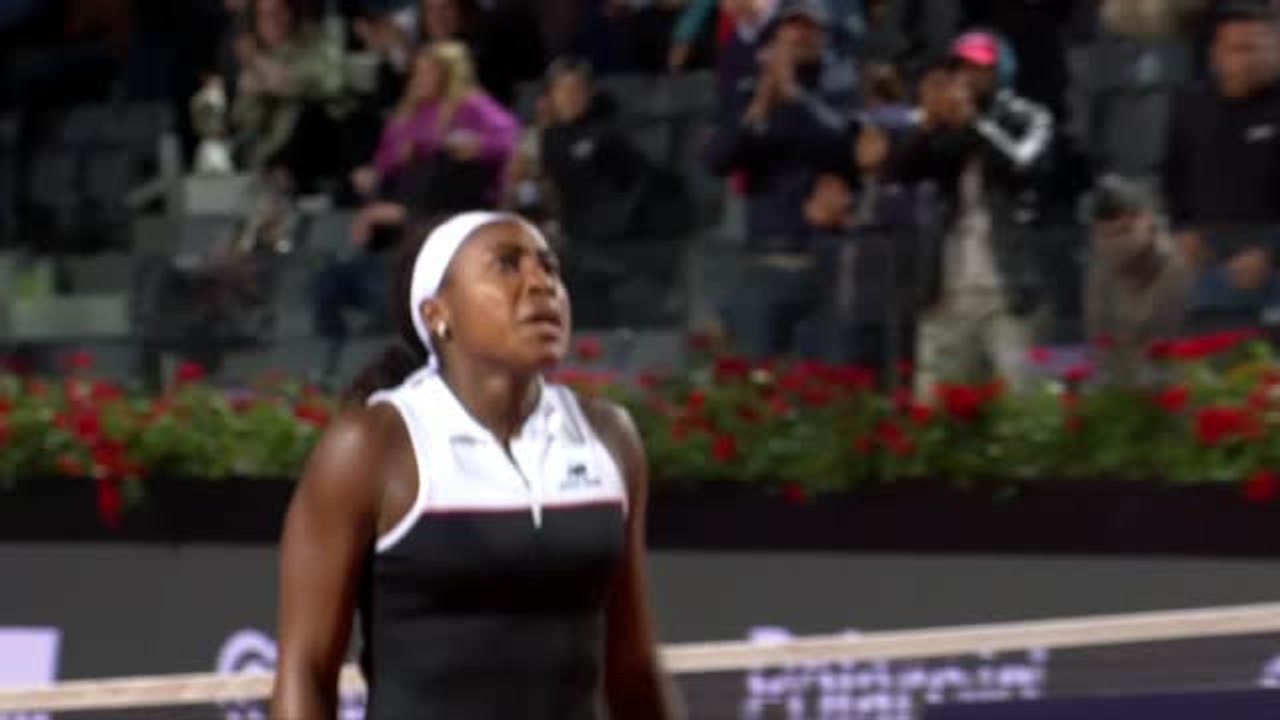Gauff survives Zheng epic to reach Rome final