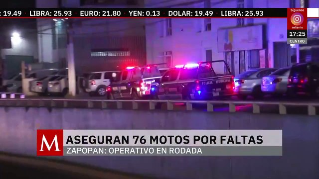 Autoridades de Zapopan aseguran 76 motocicletas por violaciones al reglamento de tránsito