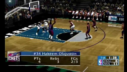 NBA 2K Timberwolves vs Rockets