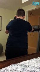 195. What was he trying to do_ 🚶 #shorts #treadmill #fail #yard #family