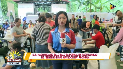 D.A., naghanda ng salo-salo sa pormal na paglulunsad ng “Benteng Bigas Mayroon (BBM) Na” Program