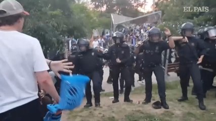 Detenida la conductora del vehículo del atropello accidental en el exterior del RCDE Stadium