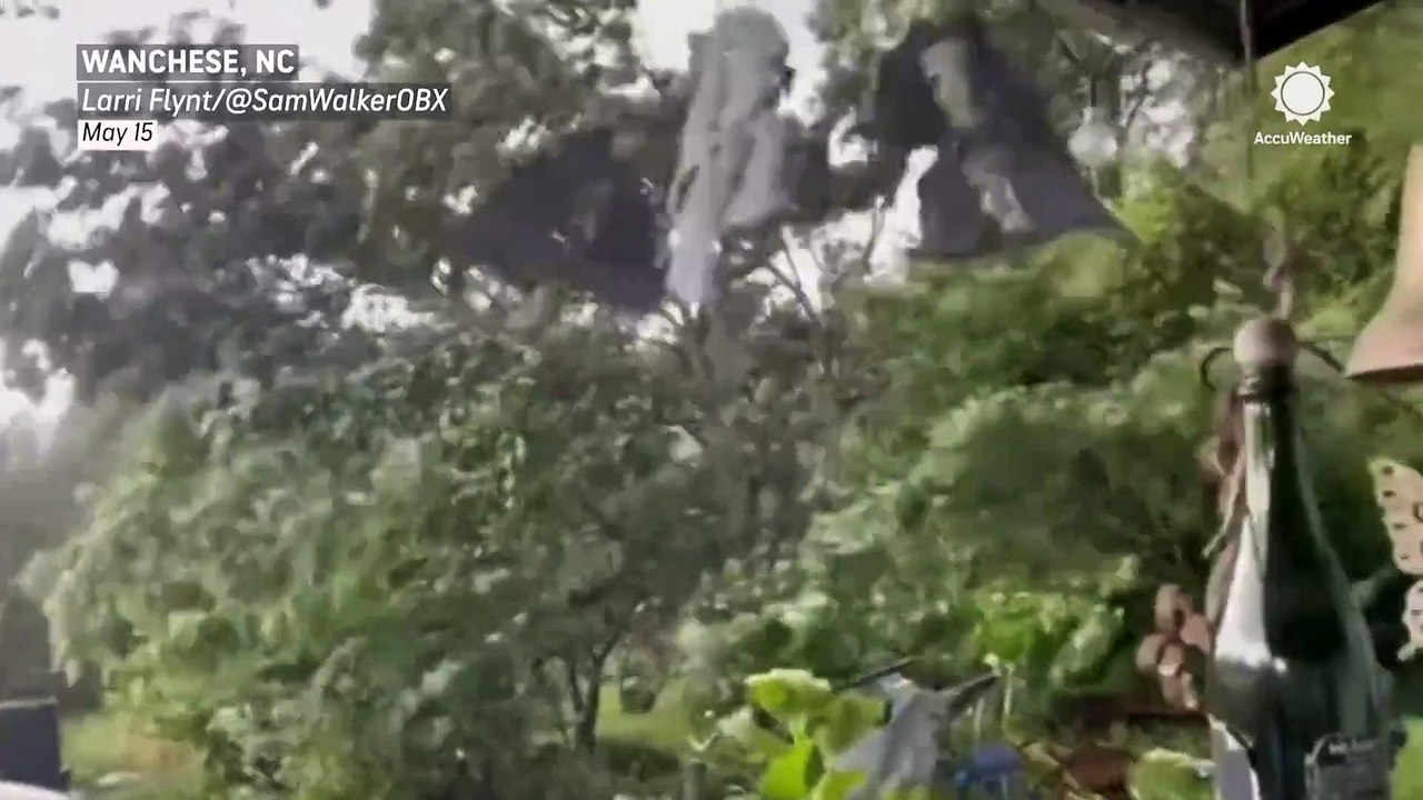 Possible tornado touches down in coastal North Carolina