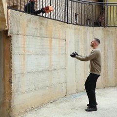 Catching bricks has never been easier with this hack!