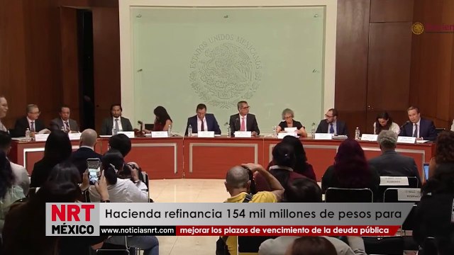 Hacienda refinancia 154 mil millones de pesos para mejorar los plazos de vencimiento de la deuda pública